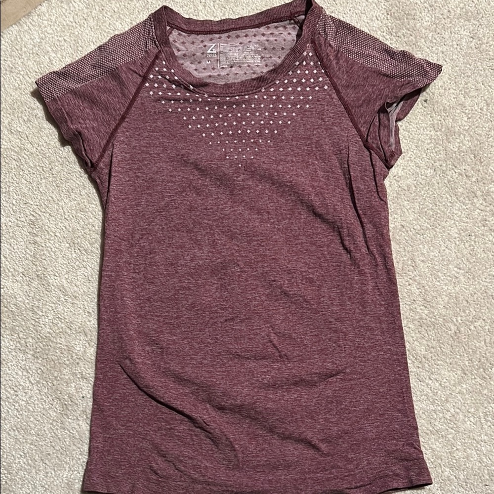 Women's Maroon Athletic Top